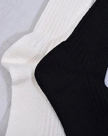 L019 Linen Rib Socks