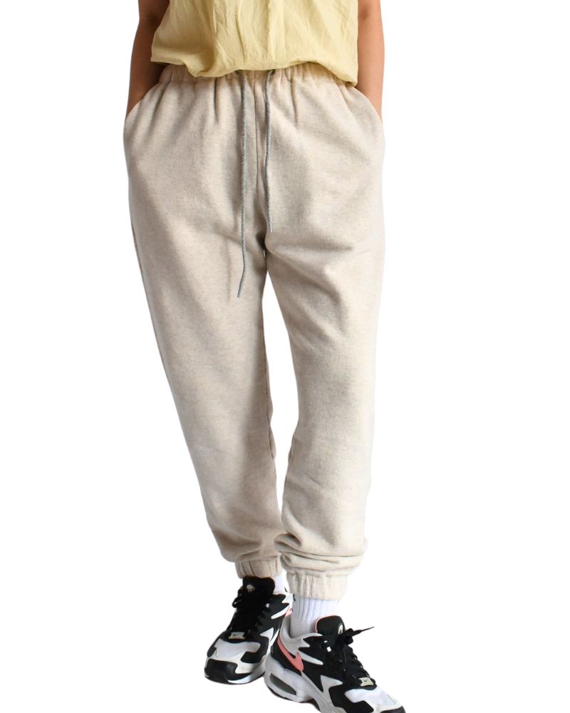 RAFFY FRENCH TERRY PANTS Oatmeal