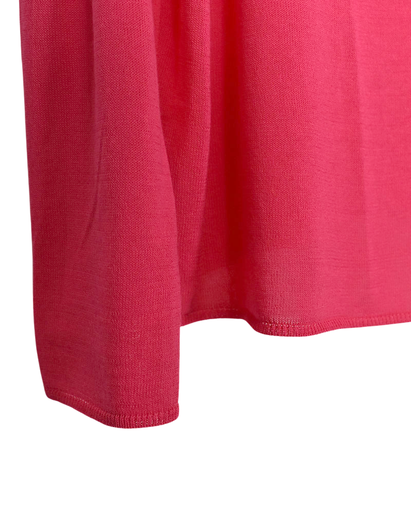 モダールテーラーニットシャツ Pink