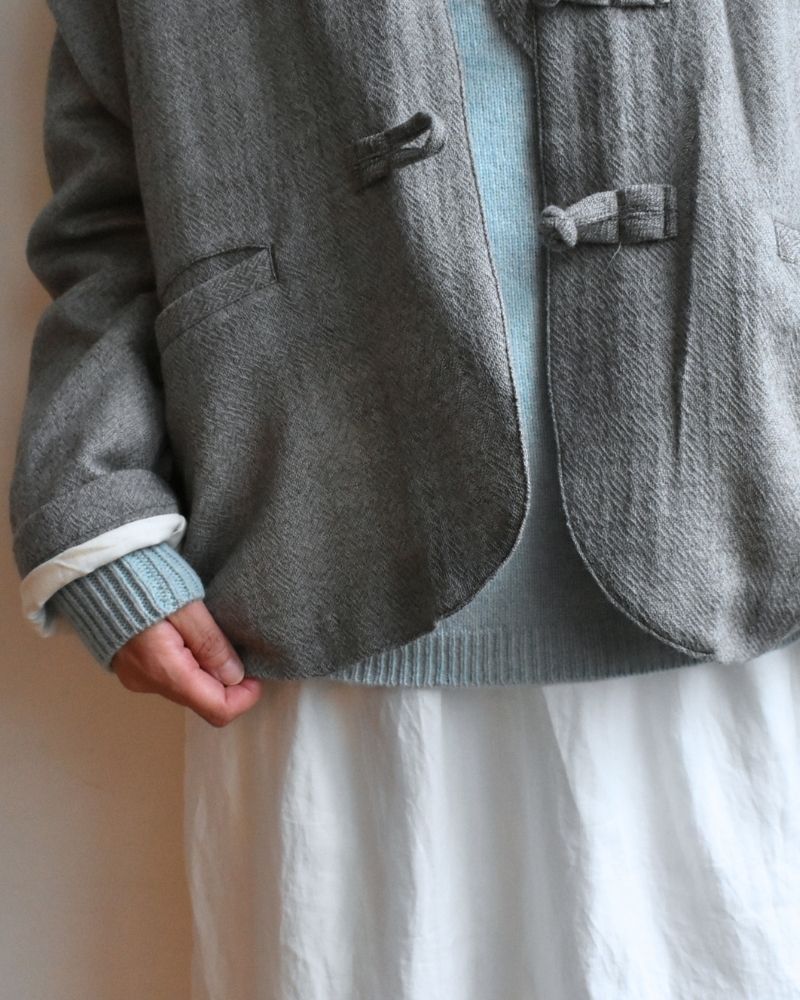 【予約】 F/W G 1241 ソリッドタートルニットプルオーバー（10月中旬 - 10月末）