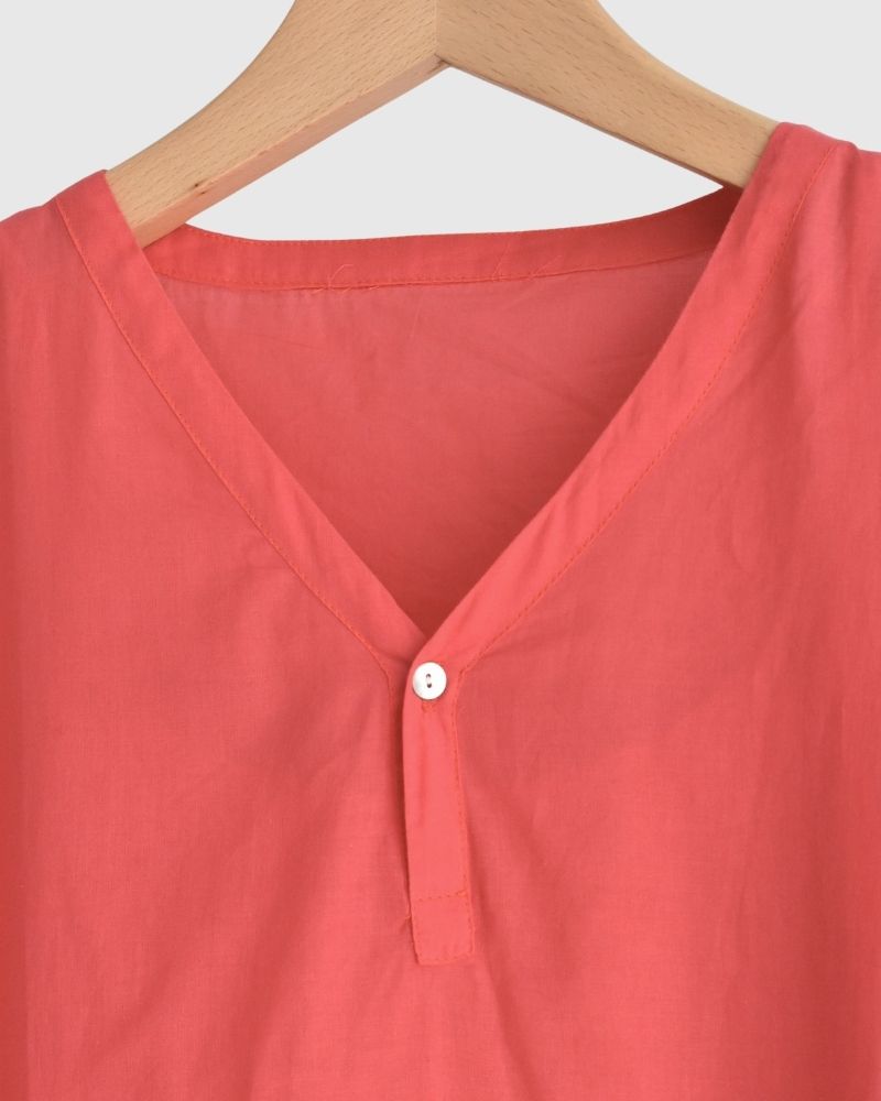 【sale】80ローン ワンピースドレス OrangeRed