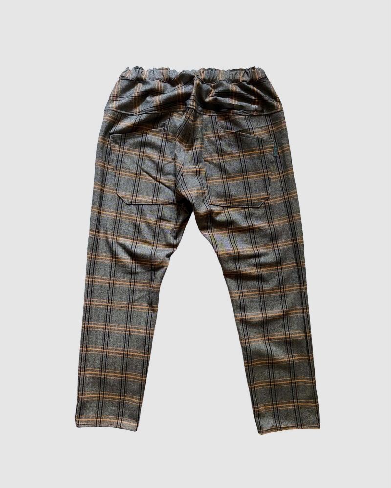 【予約】A/W TP075 冬のヘリンボンチェックストレッチパンツ（9月）