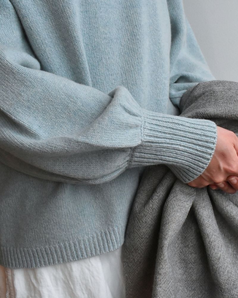 【予約】 F/W G 1240 ソリッドニットプルオーバー（10月中旬 - 10月末）