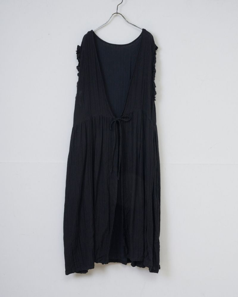 【予約】S/S G1173 DOUBLE GAUZE CACHE COEUL DRESS（3月末 – 4月初旬）