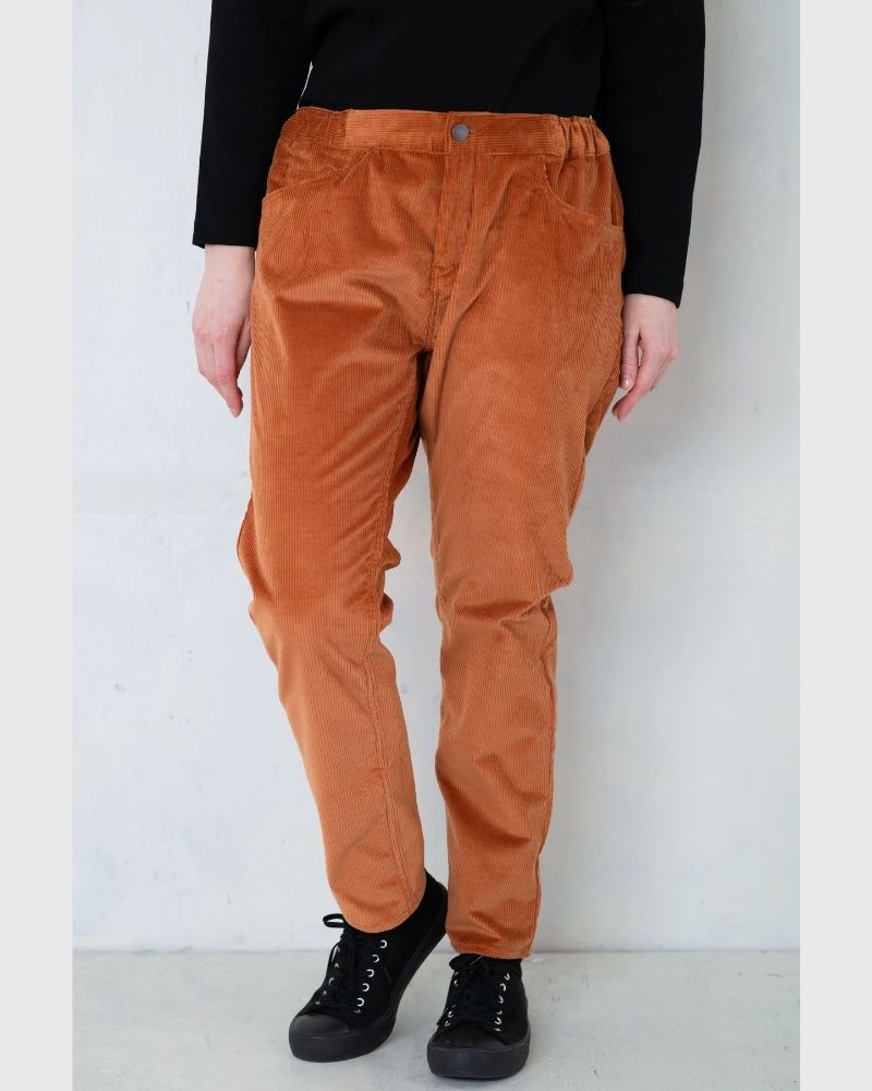 【予約】A/W TP076f フランス製フレンチコールのストレッチパンツ（9月）