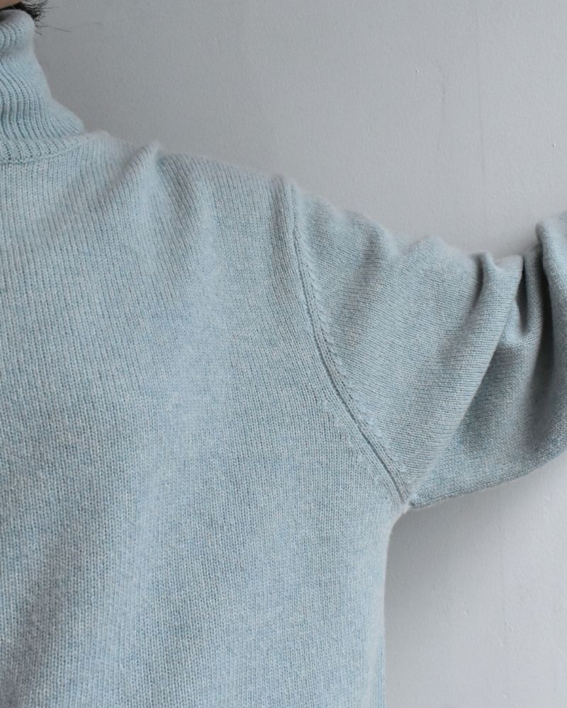 【予約】 F/W G 1241 ソリッドタートルニットプルオーバー（10月中旬 - 10月末）