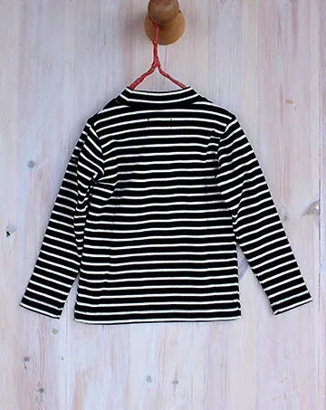 【sale】NECK TEE BORDER Black　95cm,105cm