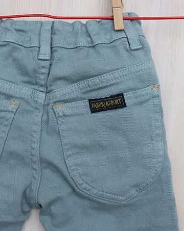 【sale】スリムレッグパンツ(9分丈) BlueGray　90cm