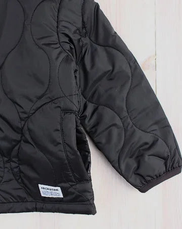 【sale】QUILTHALFCOAT Black　95cm,115cm