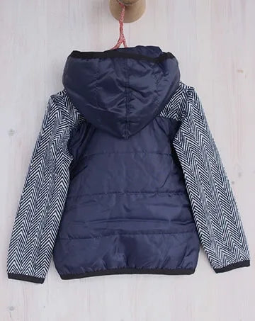 【sale】SWEATER FLEECE PARKA Navy　105,115cm