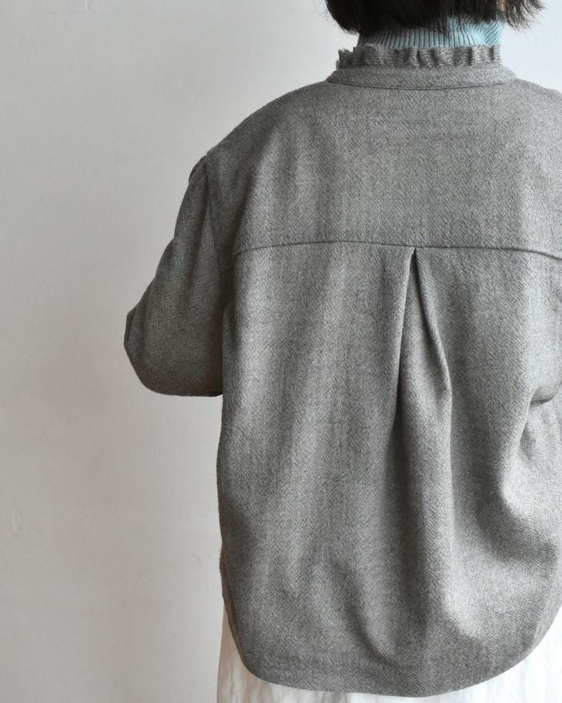 【予約】 F/W LA 528 アノニマスウールガーゼチャイナジャケット（10月末 - 11月初旬）