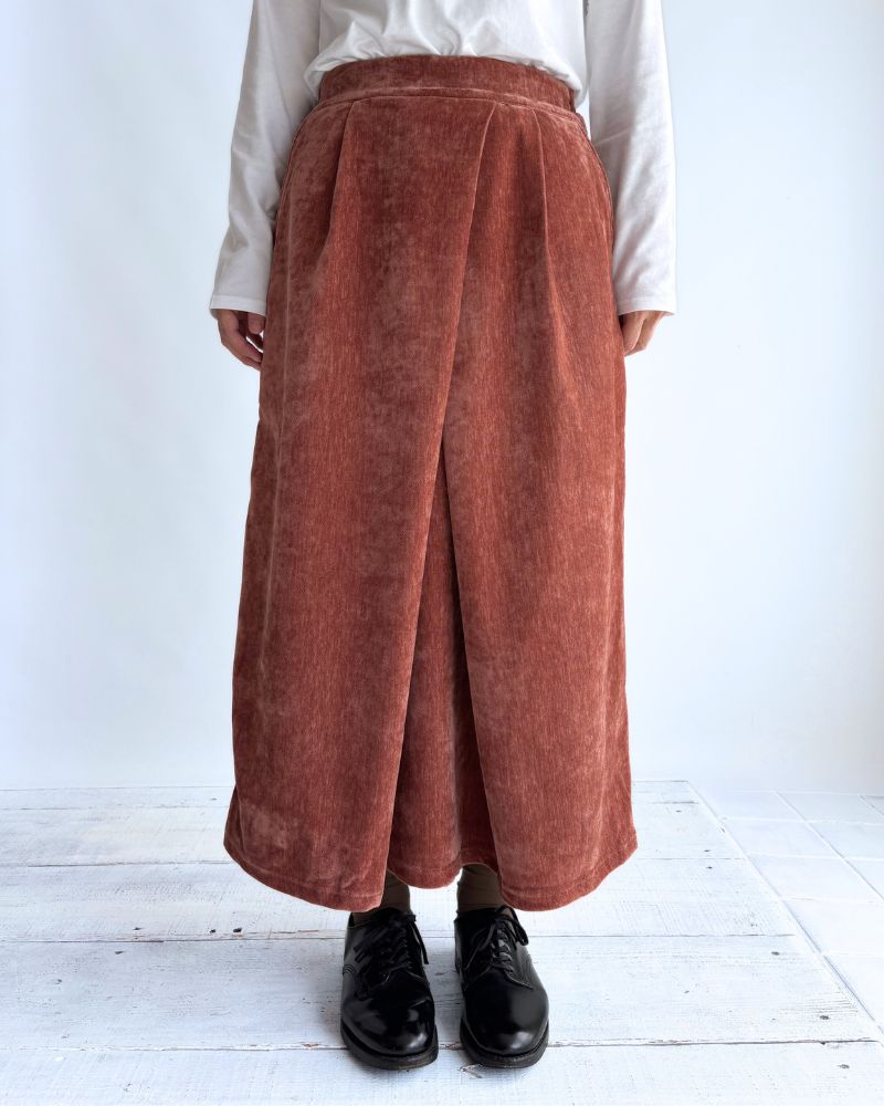 タックデザインスカート'YELL' Teracotta