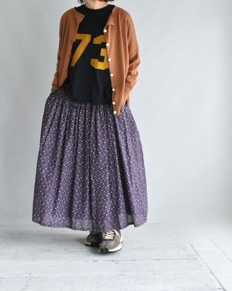 ナンバリング ワイドTシャツ Navy