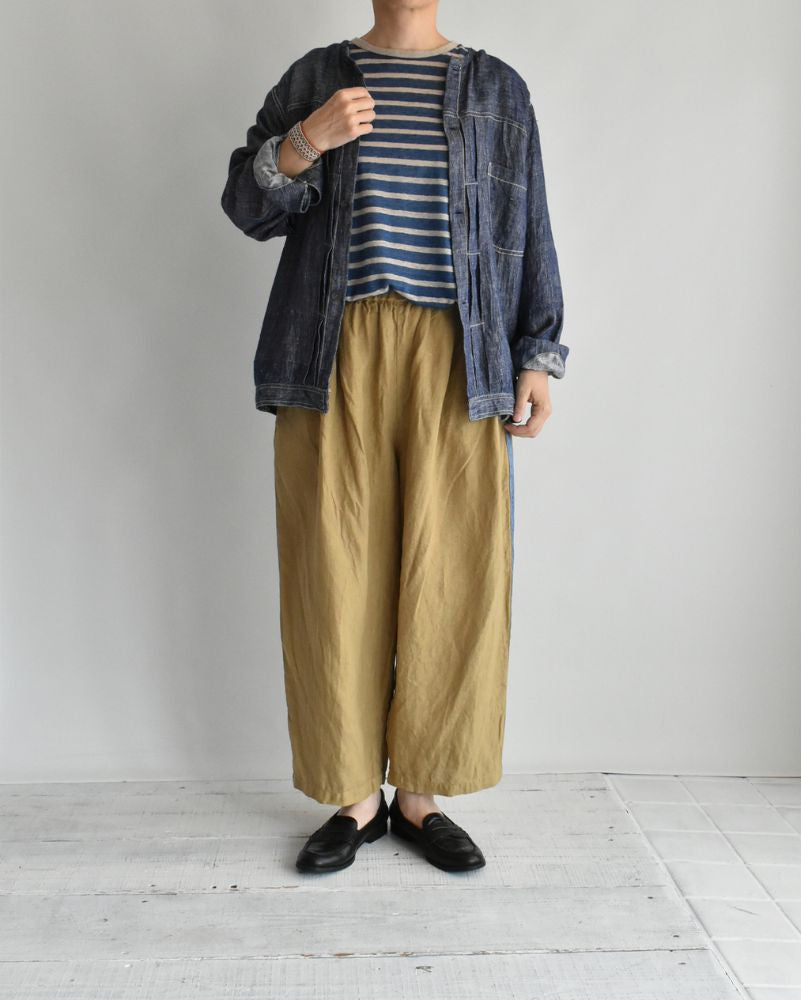 サイドラインカンフーパンツ BrownBeige