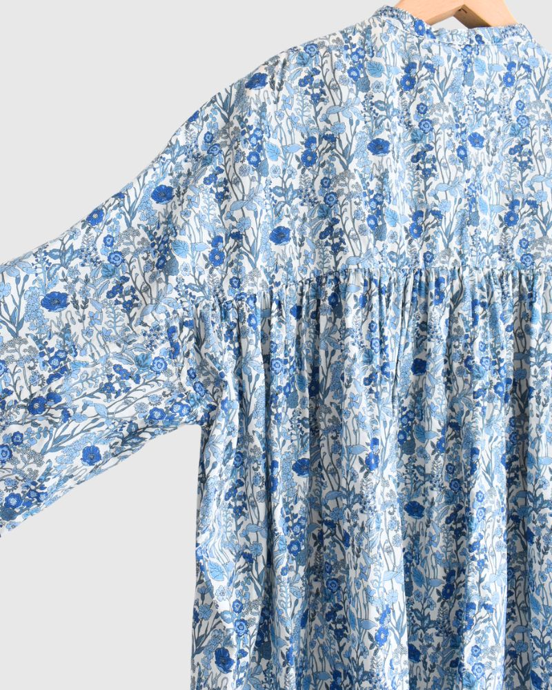 LIBERTY PRINT シャツブラウス Nazuna