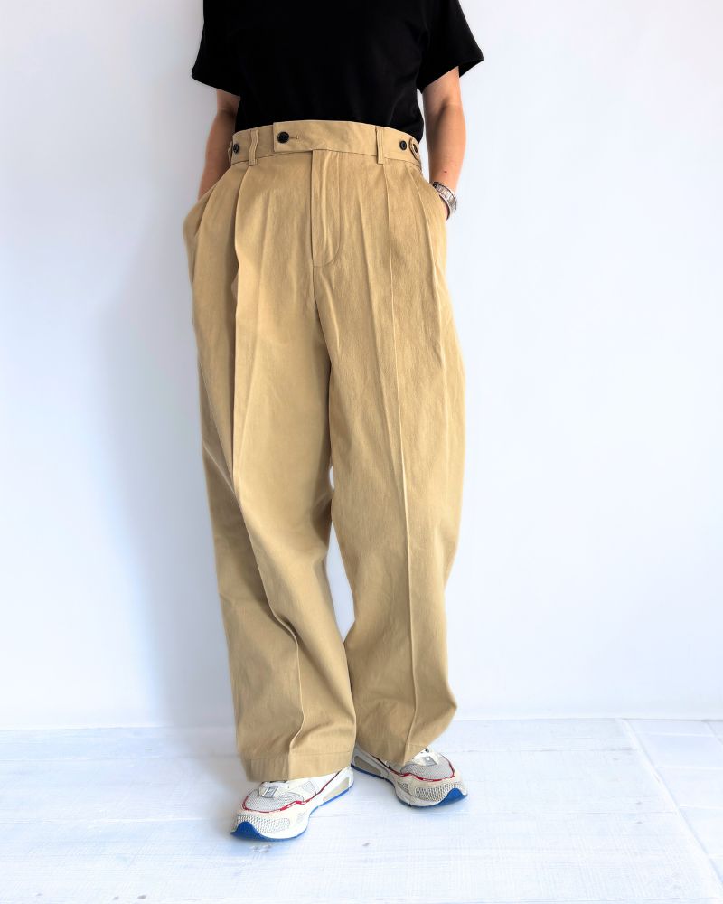 KARL-CHINO センタープレスパンツ Beige
