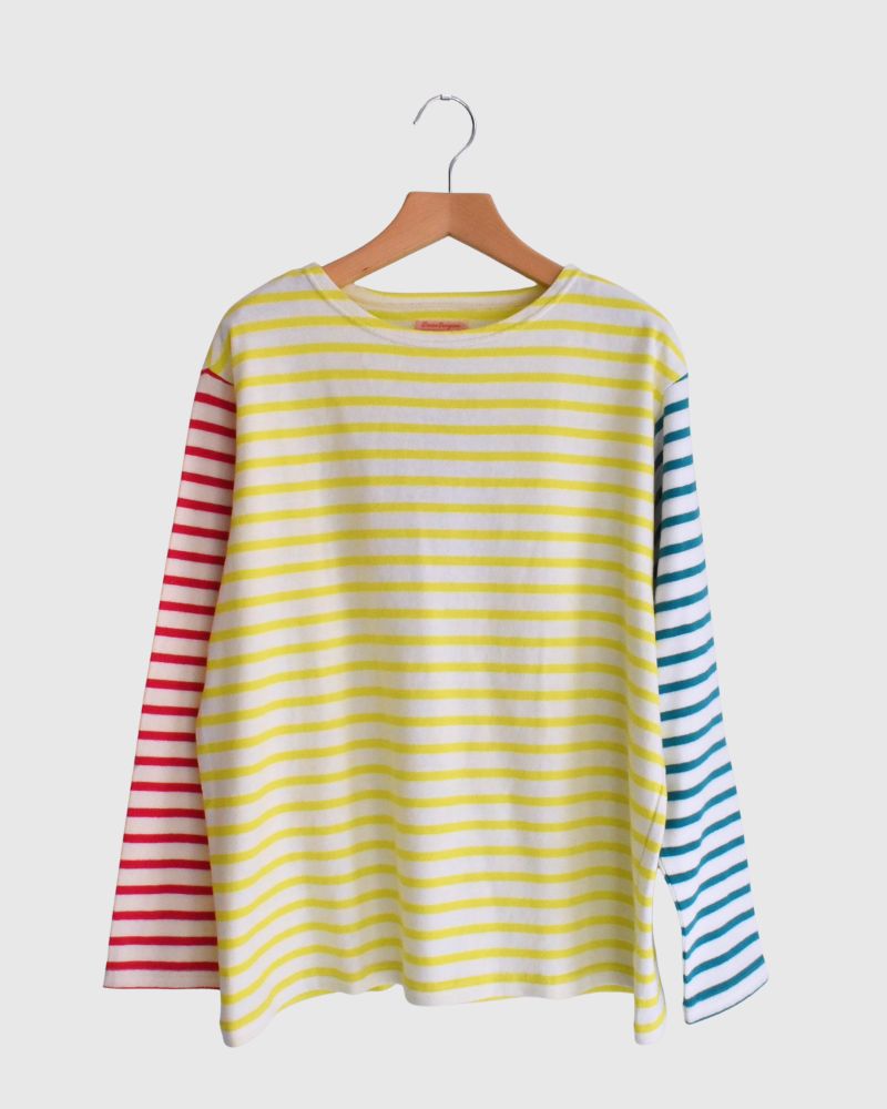 【sale】ボーダーテンジク ボートネック TEE Crazy　01,02