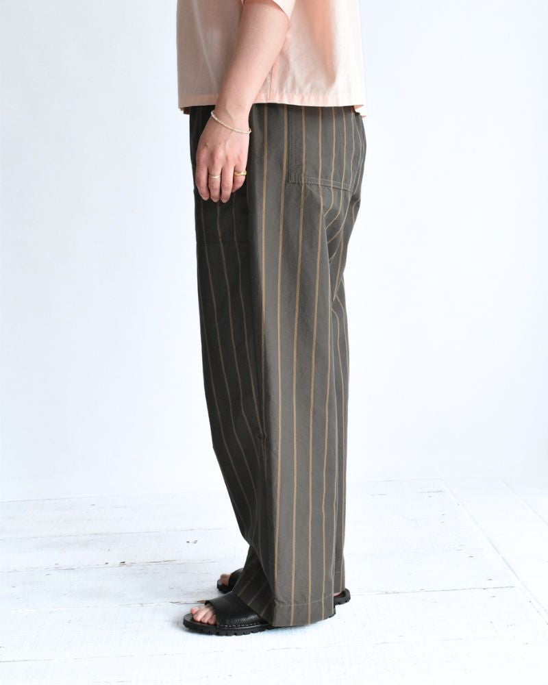 HARBY-W イージーパンツ Brown/St