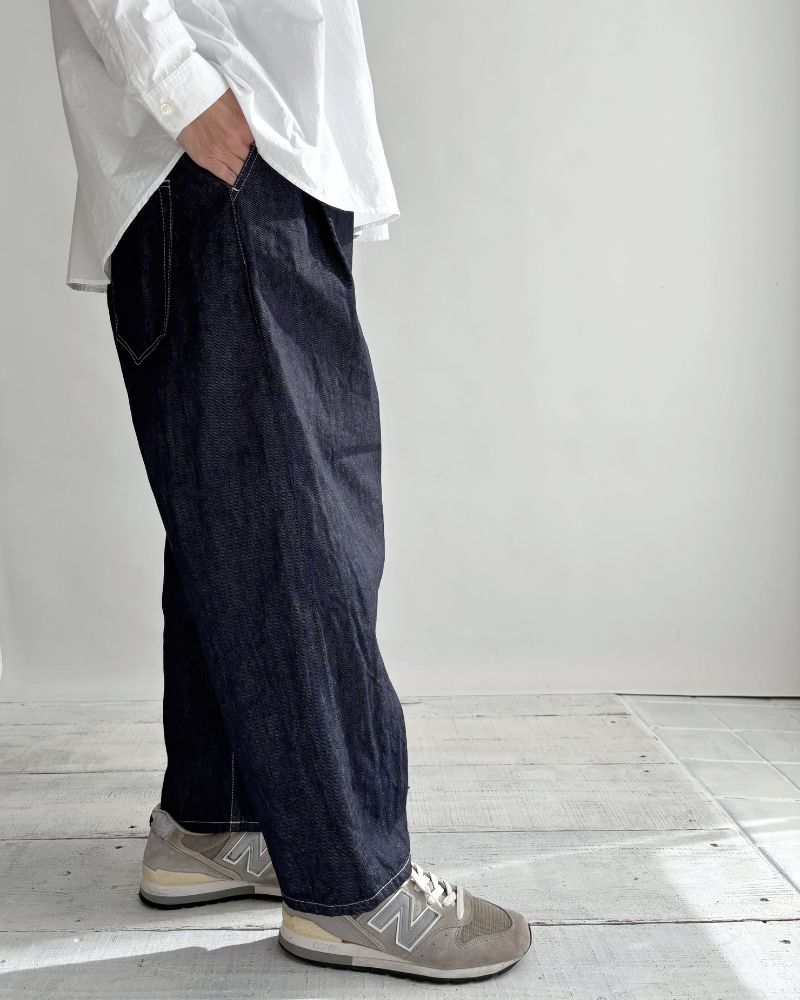 コクーンテイパードパンツ（DENIM） Indigo