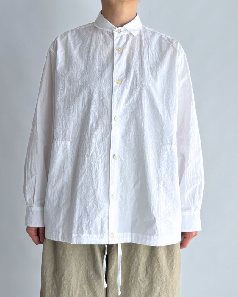 ドロストシャツ White