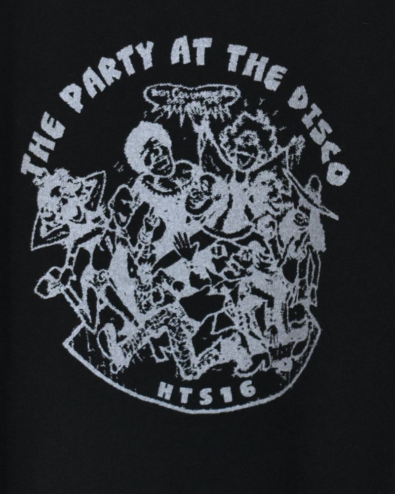 "HTS16" プリントスウェットシャツ DeepNavy