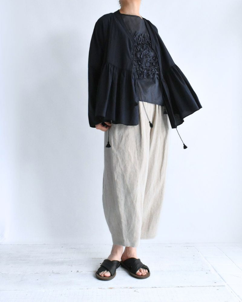 HANDWOVEN COTTON HAKEME CACHE COEUR DarkNavy