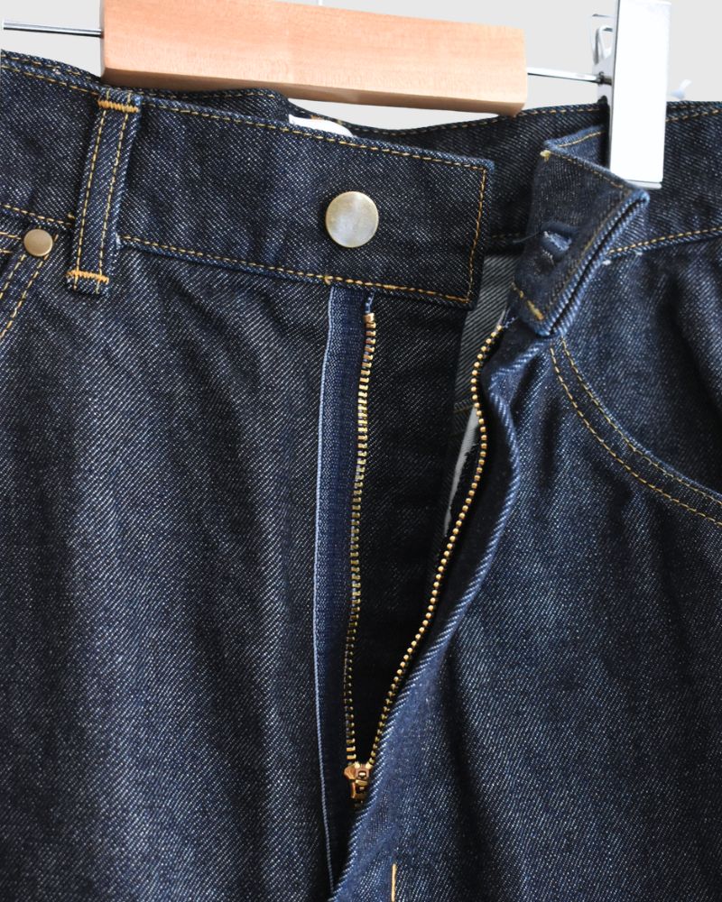 13ozムラ糸 バギーデニムパンツ OneWash