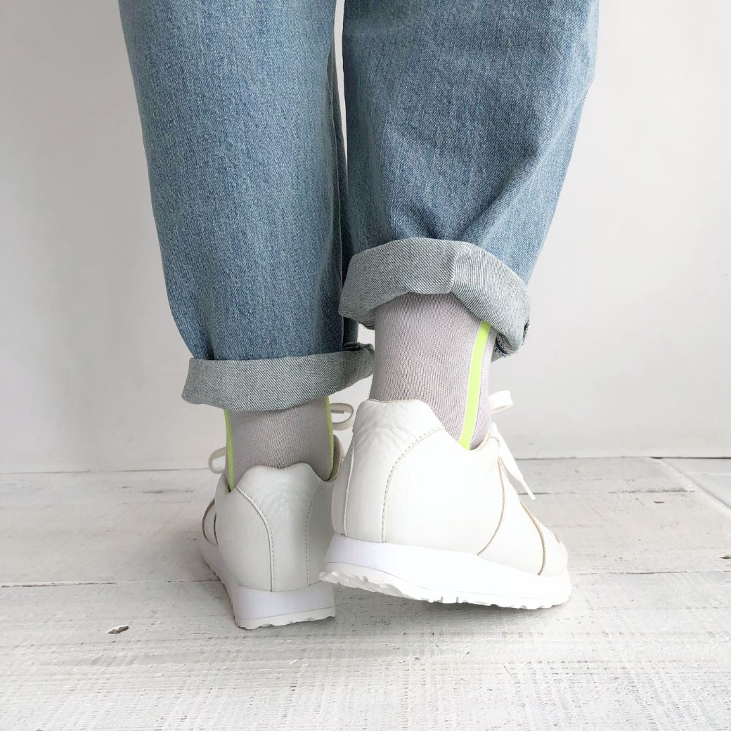 Tabi Trainer Leather White