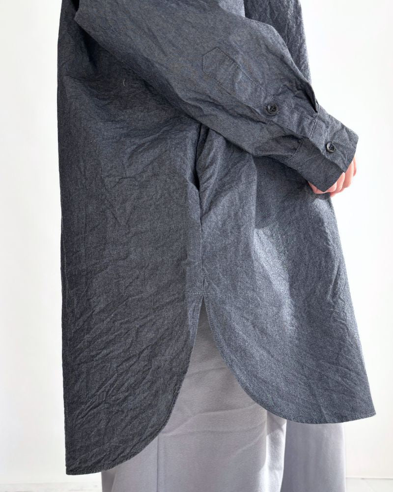 タイムレスロングシャツ Indigo