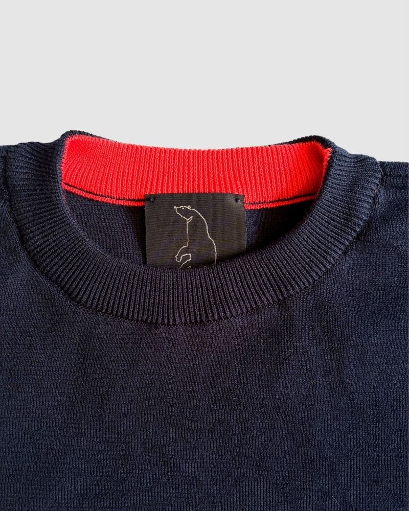 【予約】A/W TT165b コットンでできたニットプルオーバー（8月）