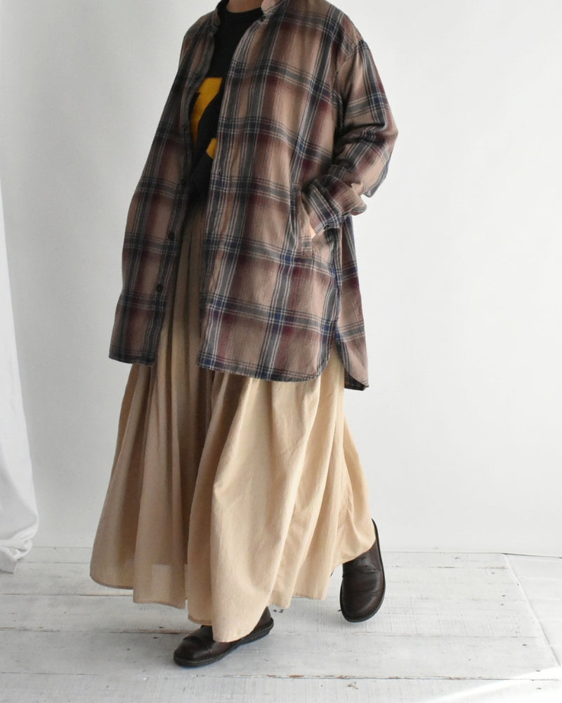 RAJASTHAN GATHERED SKIRT Beige