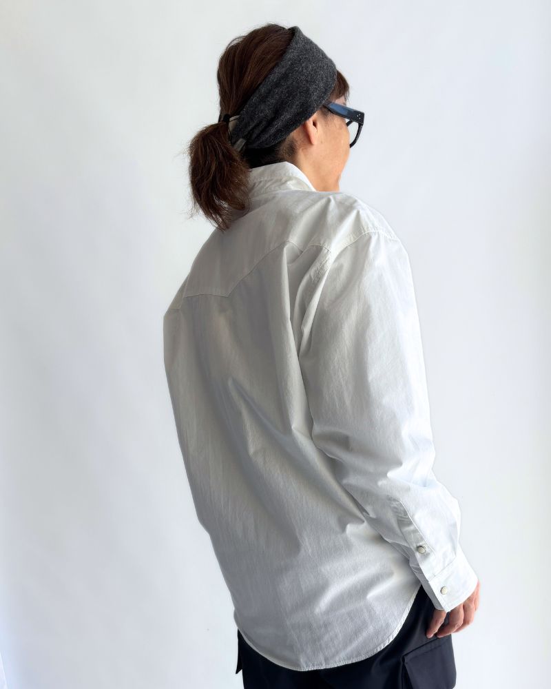 BRENDA-W ウエスタンシャツ White