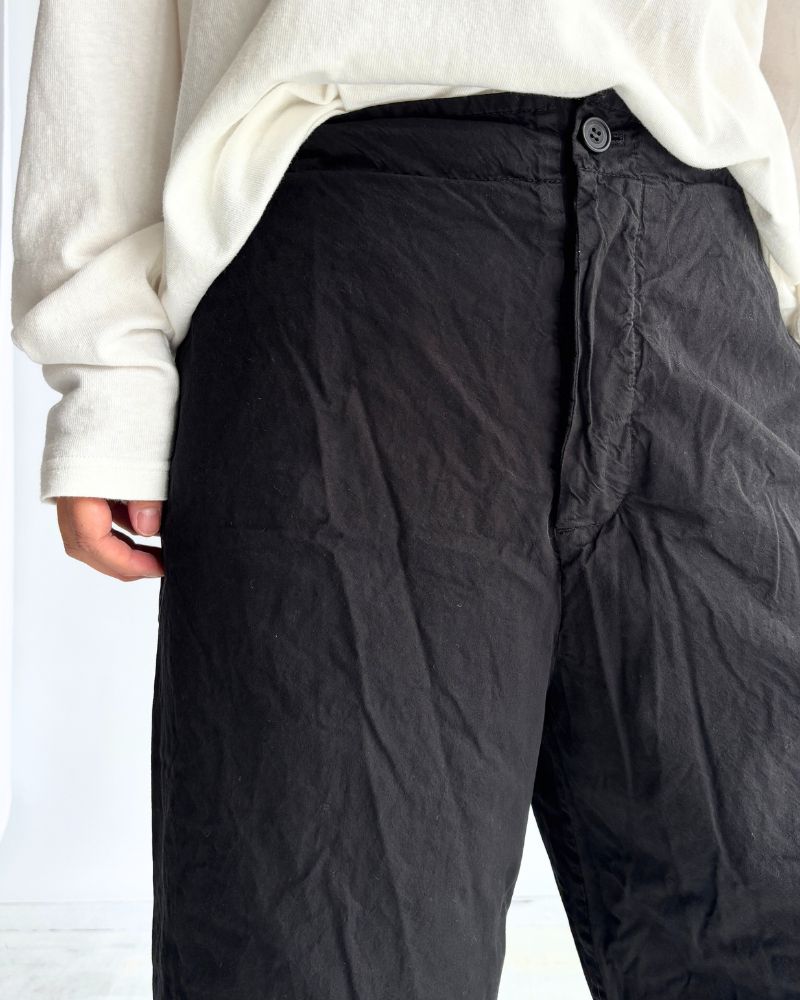 ガーメントダイパンツ Black