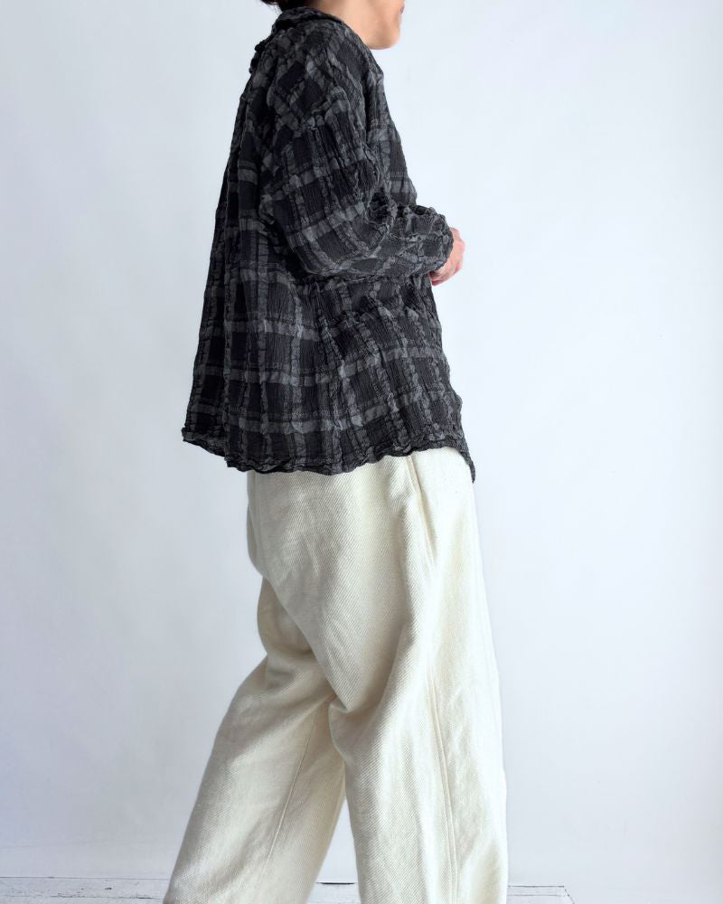 Favorite チェックブラウス GrayCheck