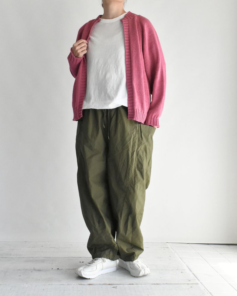 タイプライターコットンパンツ Khaki