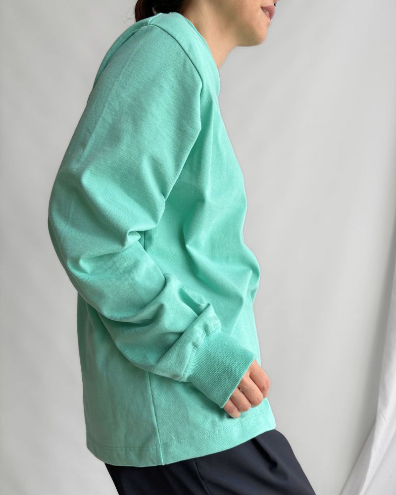 テンジククルーネックL/S TEE Mint