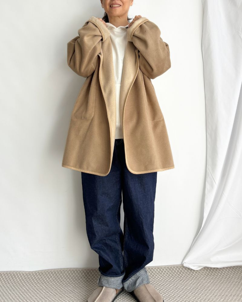 4WAY REVERSIBLE COAT 'KALIE' Beige