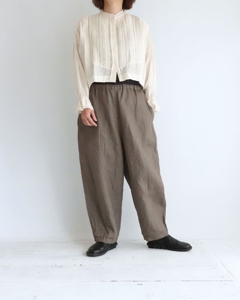 エアリーピンタックレースブラウス OffWhite
