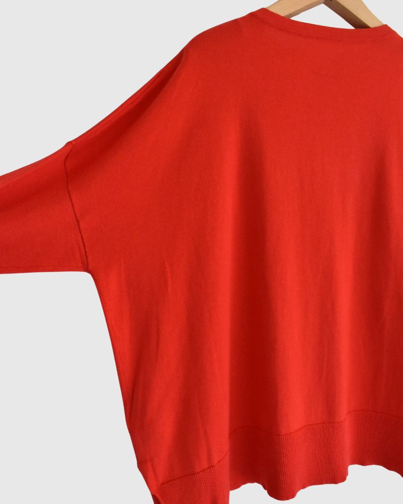 5COL 2WAY カーディガン Vermilion