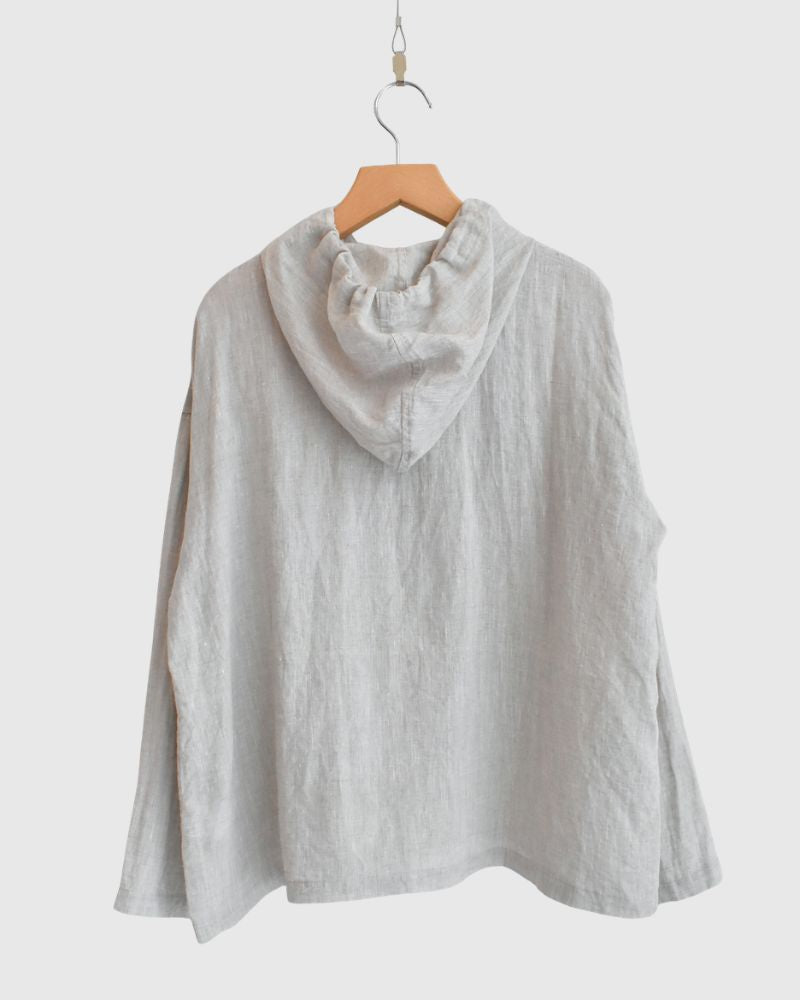 フーディシャツ（LINEN） Natural
