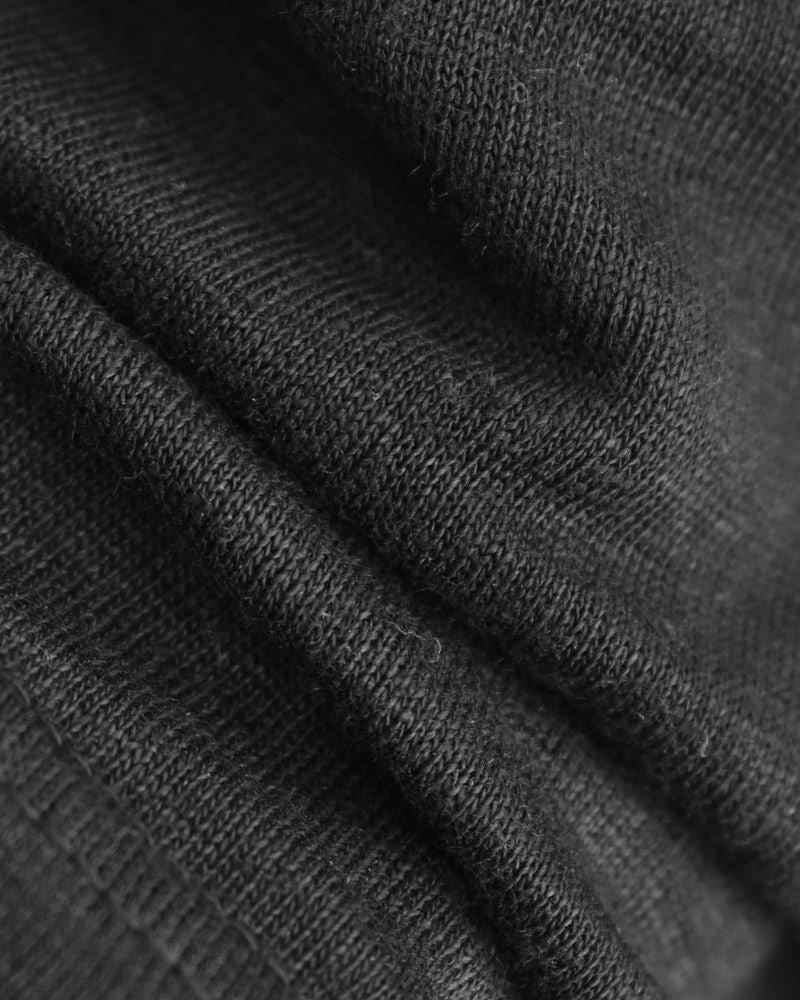 リネン天竺 プルオーバー Black