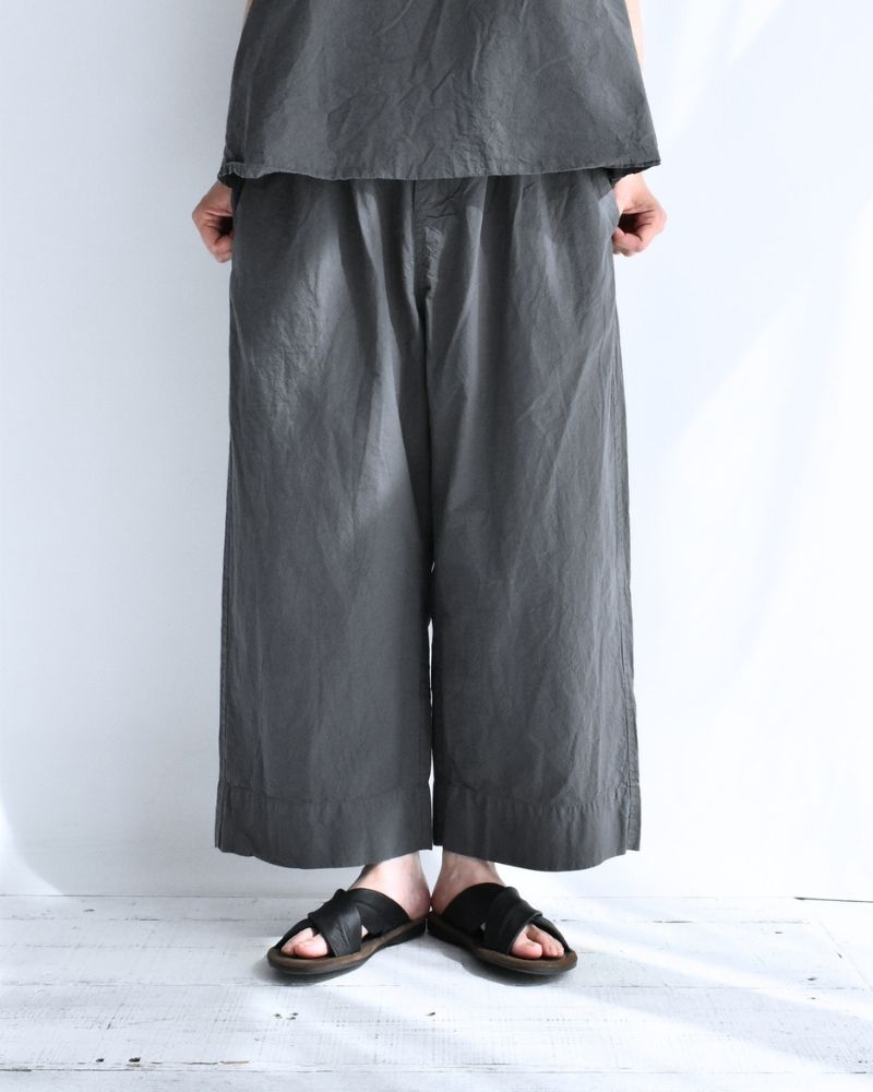 シュリンクワイドパンツ Gray