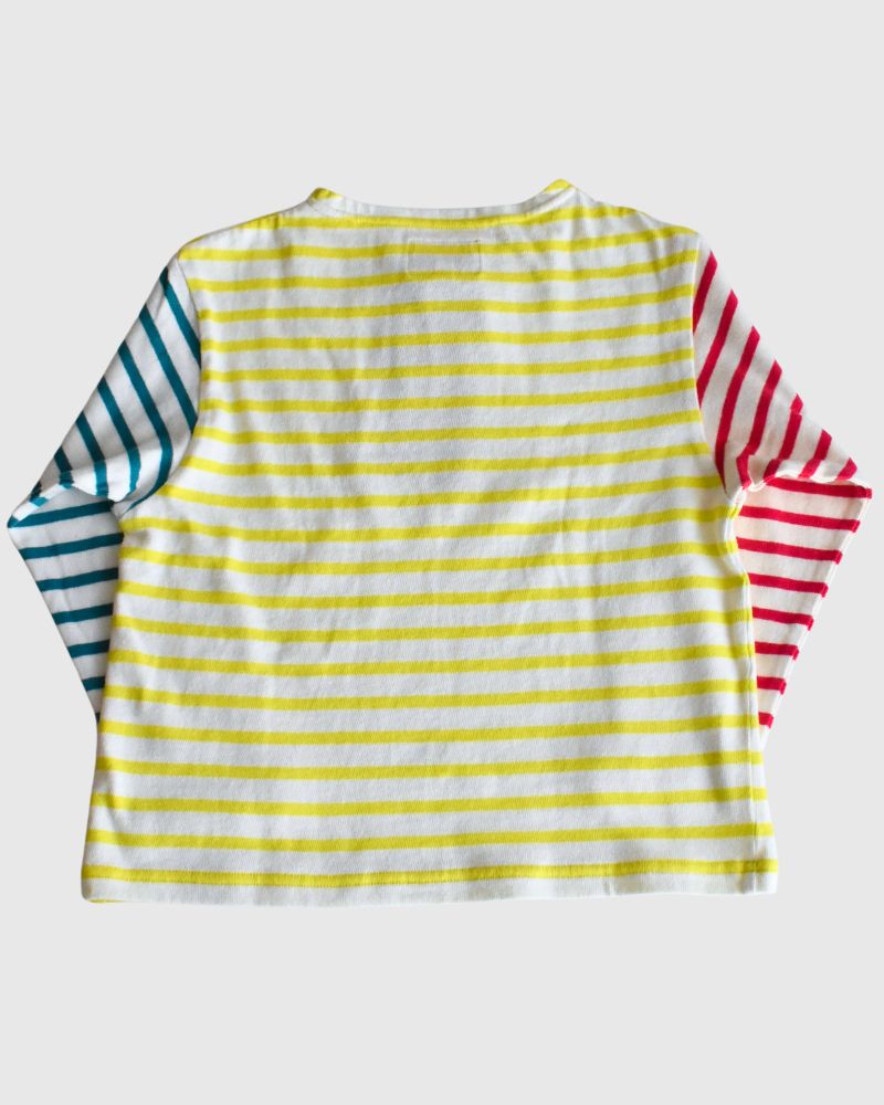 【sale】ボーダーテンジク ボートネック TEE Crazy　130,140cm