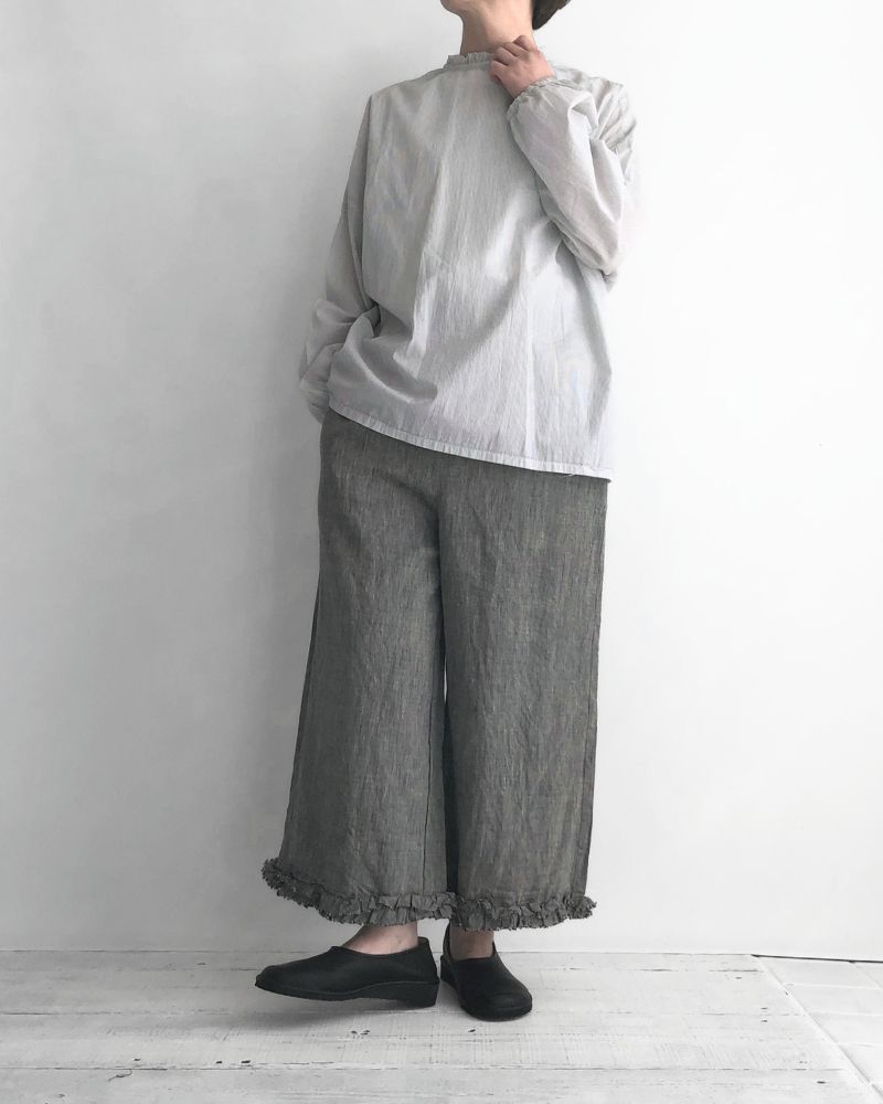 【予約】S/S LA453 LINEN CHAMBRAY SUZANNE PANTS（3月中旬 – 3月末）