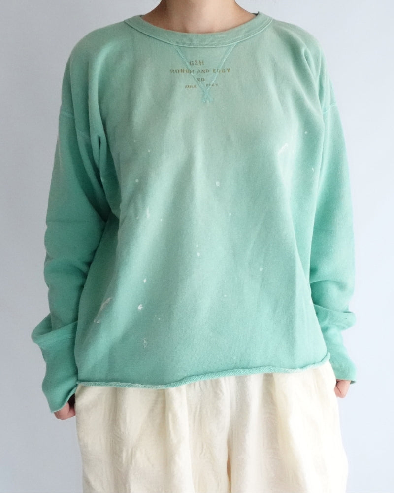 ビンテージウラケダブルガゼットプルオーバー LightGreen