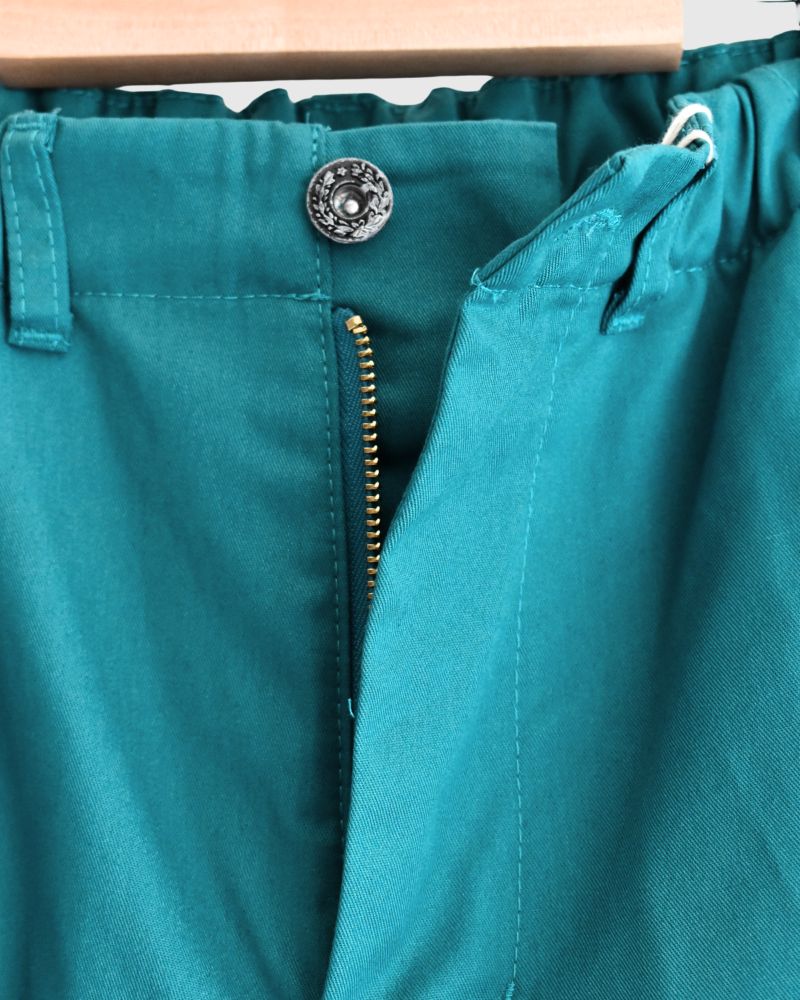 PE/Cツイル センタープレスパンツ LightGreen