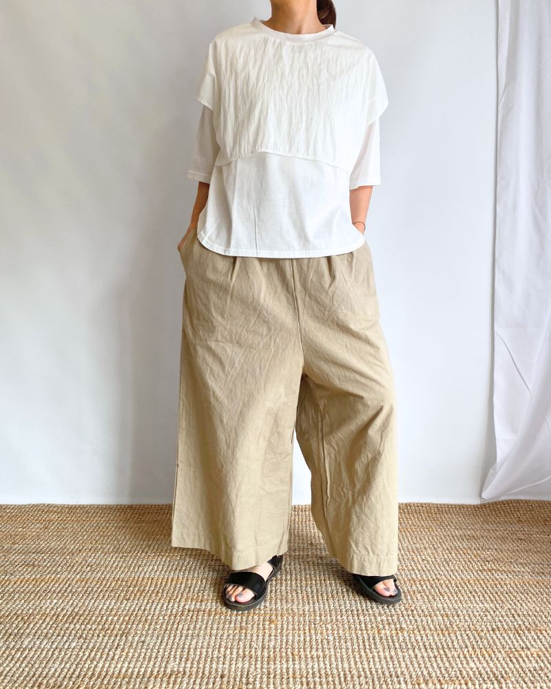 【sale】LAYERED TOPS 'HABOI' White