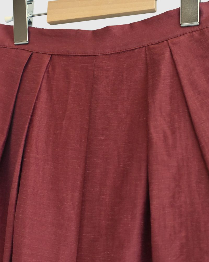 シアーボリュームパンツ RedBrown