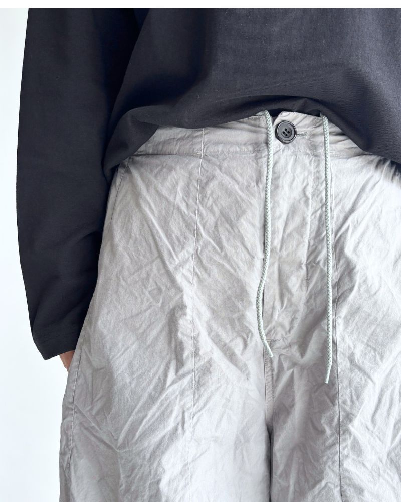コットンシルクパンツ Gray