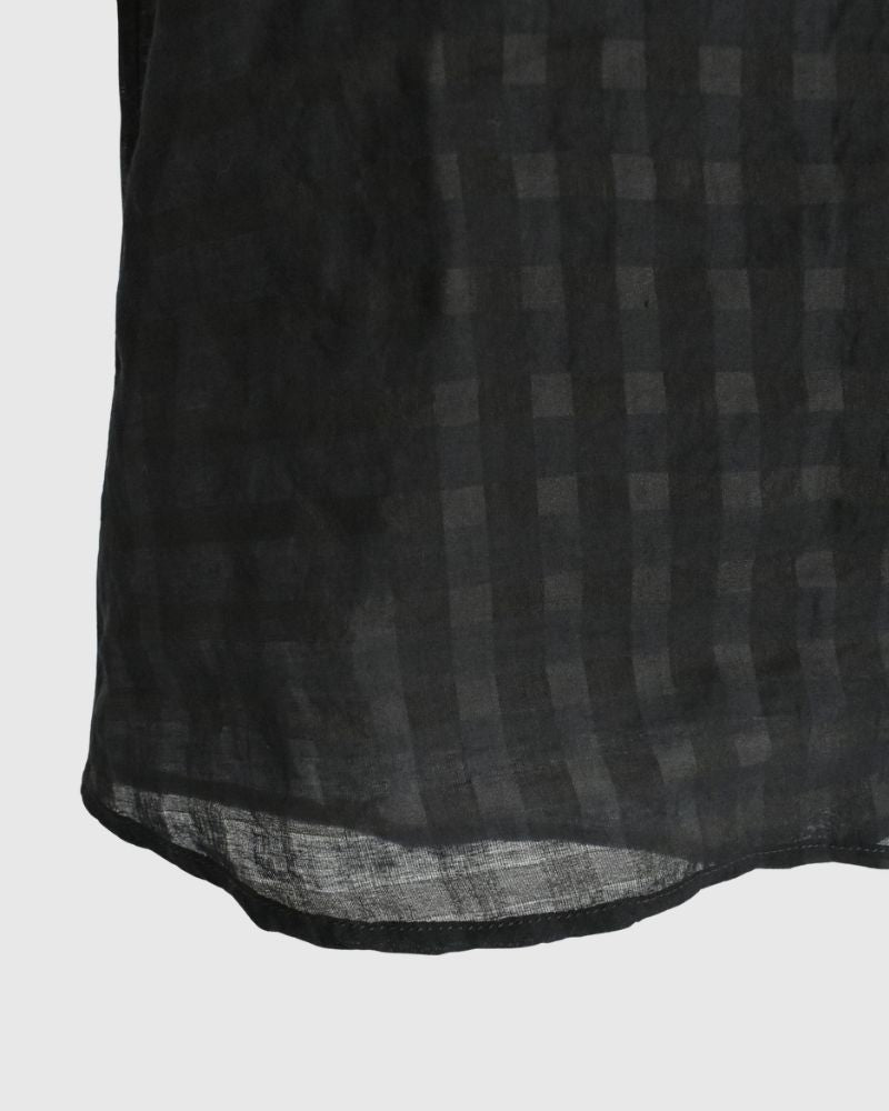 U-NECK TANK TOP Black